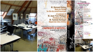 Vernissage et studio radio Empreintes d'artistes 2019